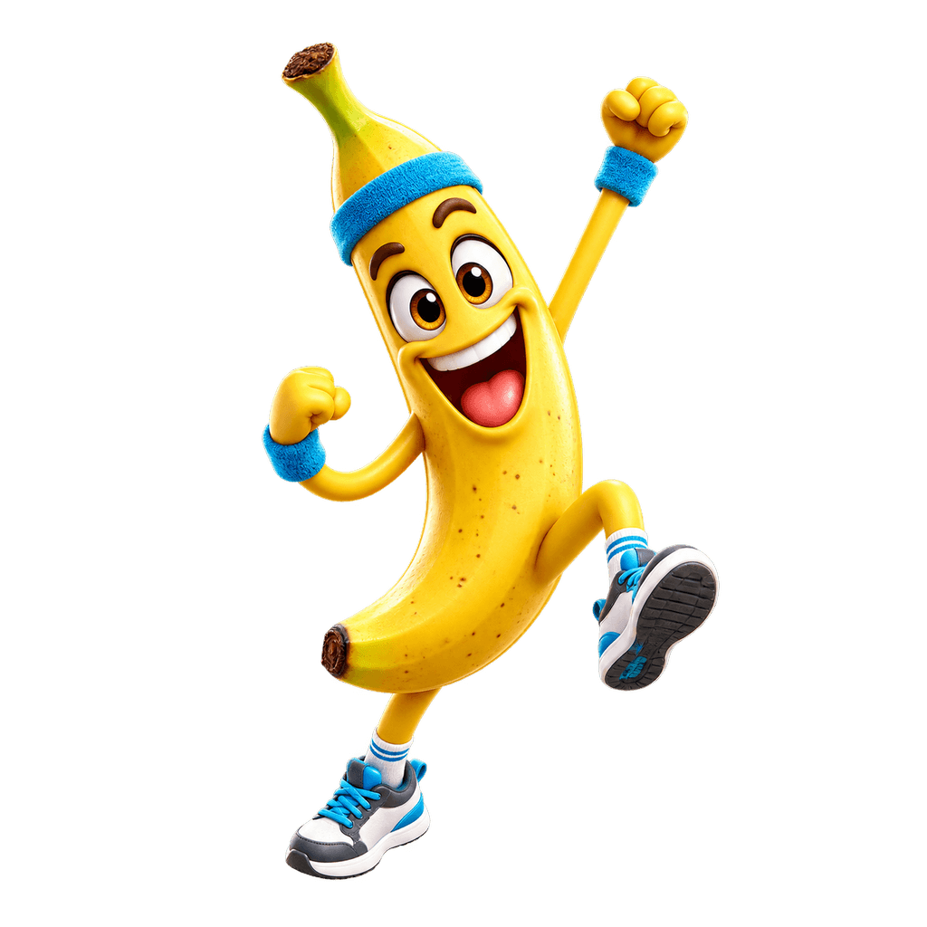 Banana, the energetic Fruit Captain coach