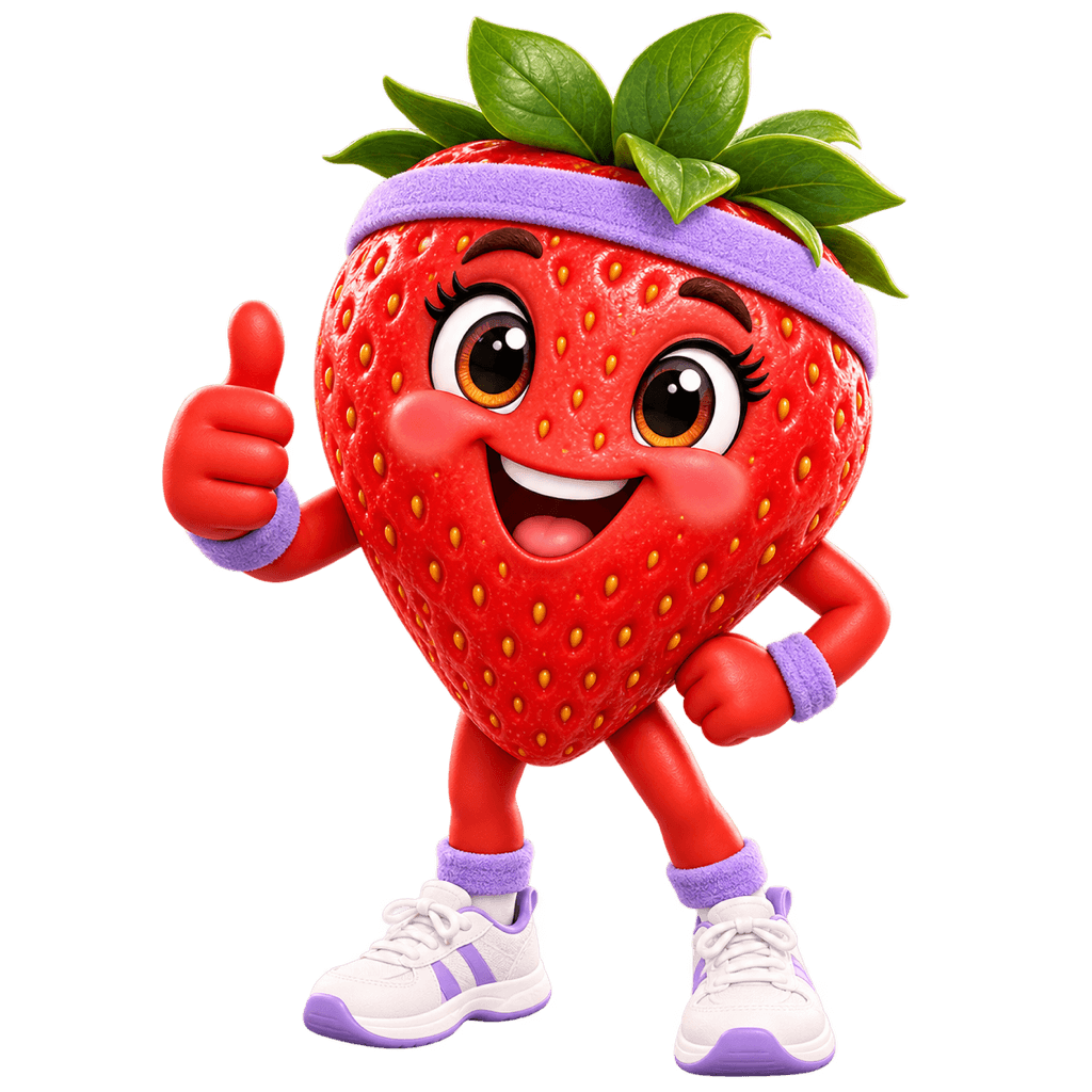 Strawberry, the kind Fruit Captain coach